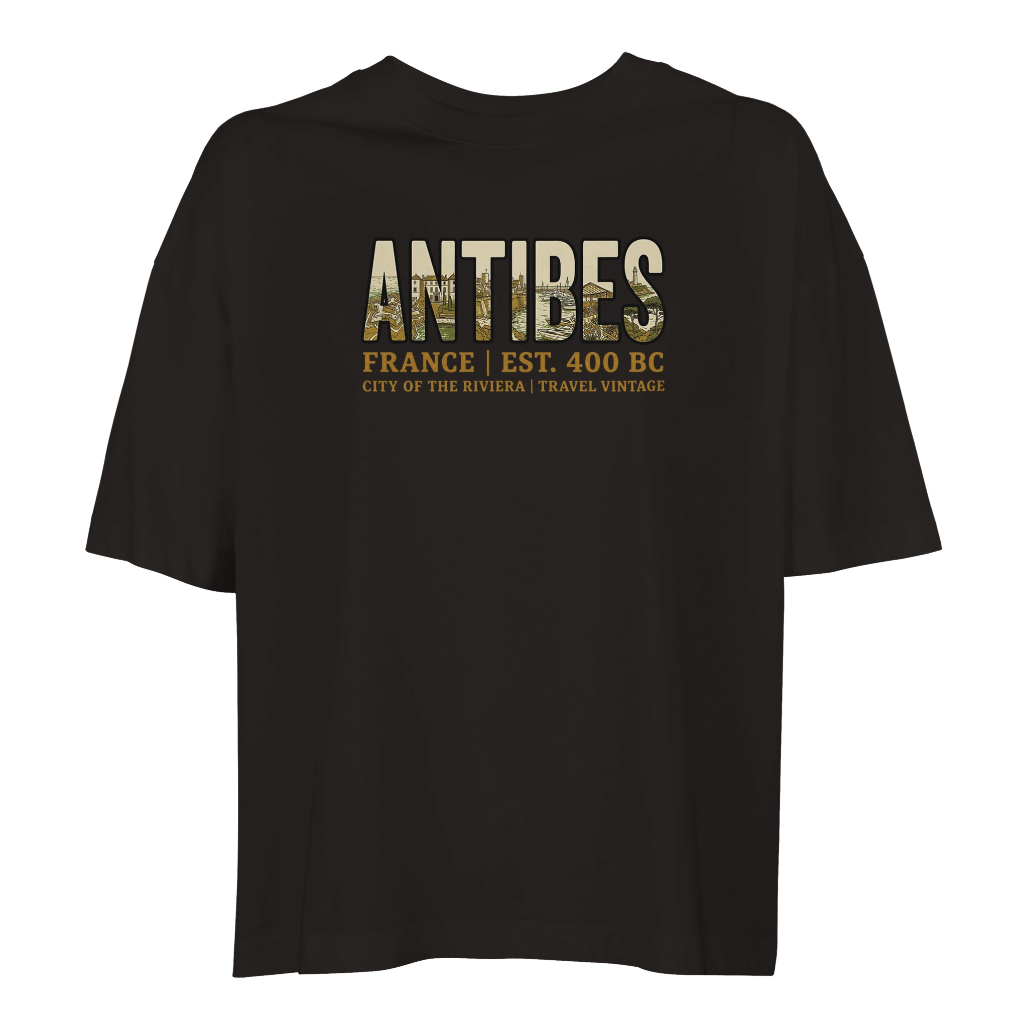 T-shirt Antibes femme ample coton bio Riviera T-shirt Antibes femme ample coton bio Riviera