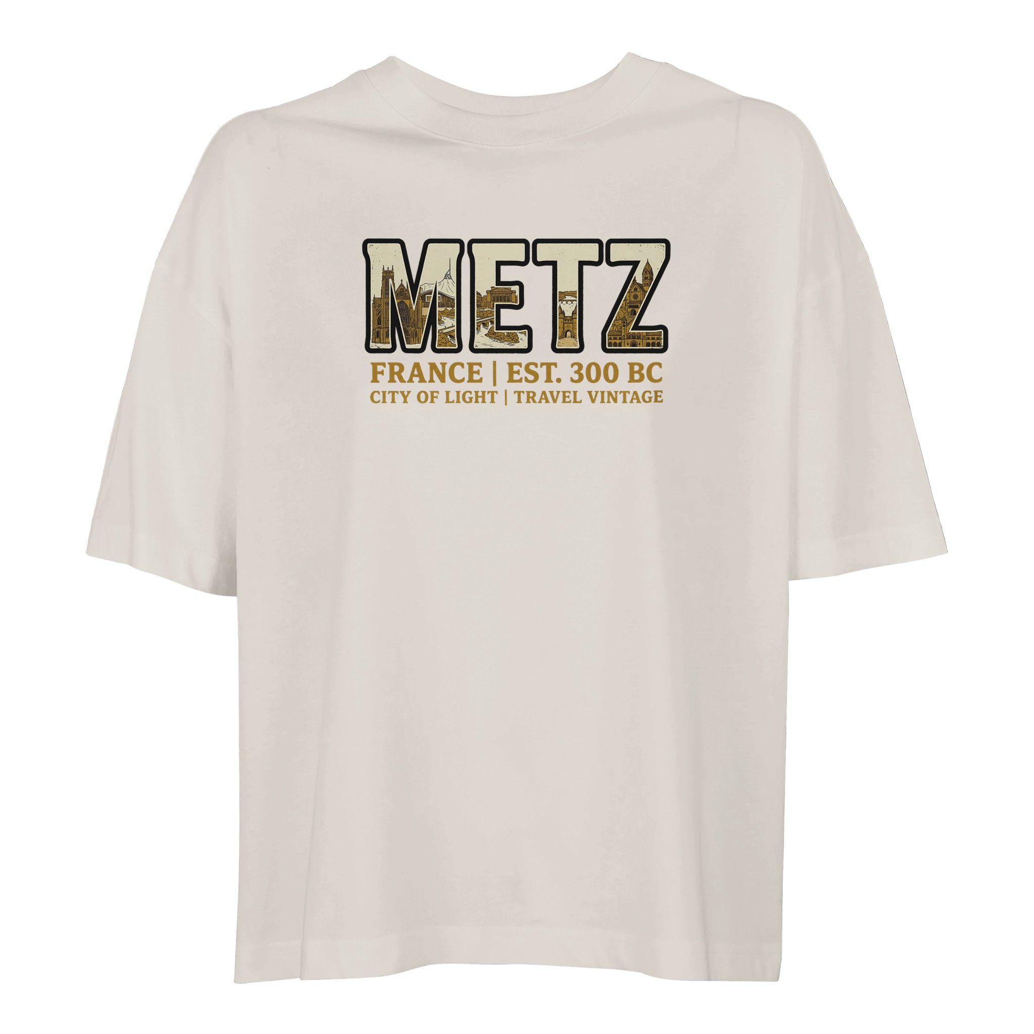T-shirt Metz femme ample coton bio conversion T-shirt Metz femme ample coton bio conversion