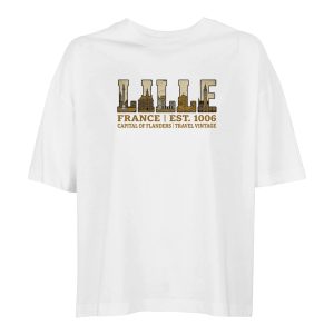 T-shirt Lille femme ample coton bio éco-responsable T-shirt Lille femme ample coton bio éco-responsable