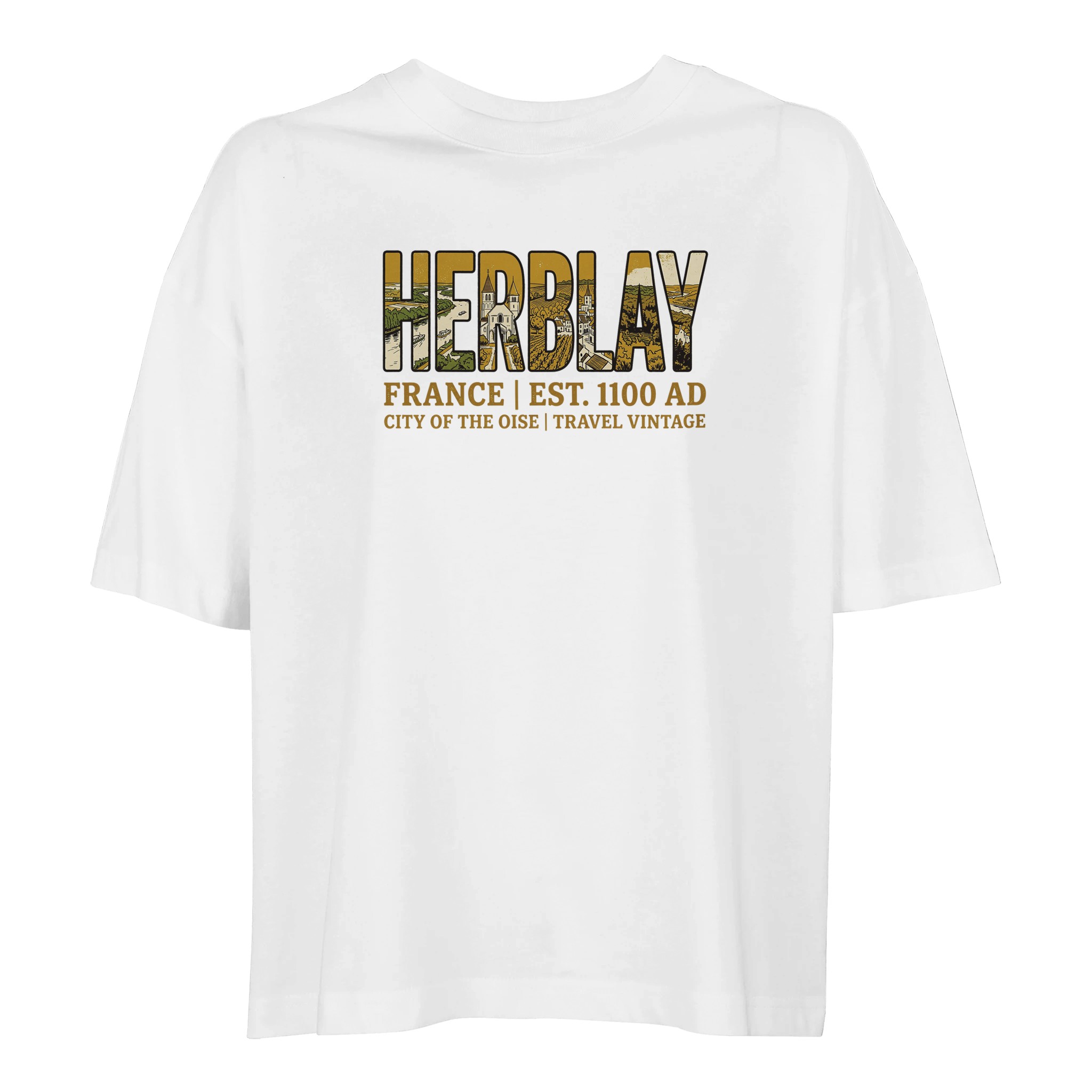 T-shirt Herblay femme ample coton bio ville T-shirt Herblay femme ample coton bio ville