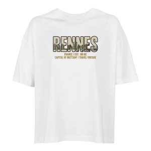 T-shirt Rennes femme ample coton bio conversion T-shirt Rennes femme ample coton bio conversion
