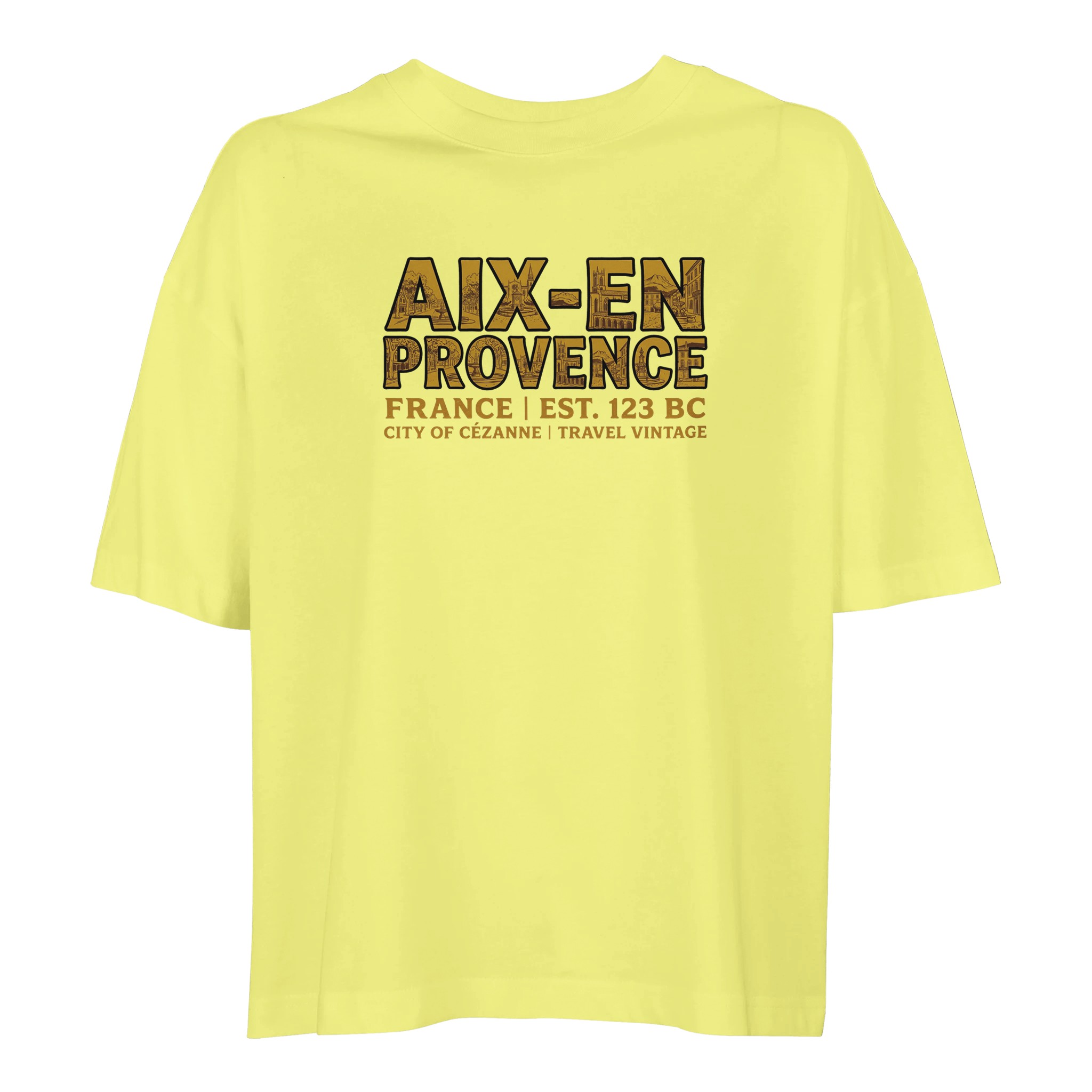 T-shirt Aix-en-Provence femme ample coton bio T-shirt Aix-en-Provence femme ample coton bio