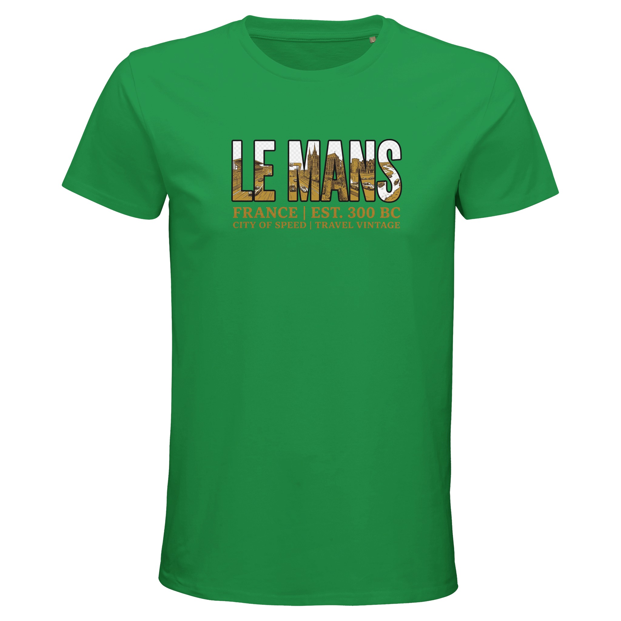 T-shirt Le Mans homme bio ajusté T-shirt Le Mans homme bio ajusté