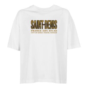 T-shirt Saint-Denis femme ample coton bio ville T-shirt Saint-Denis femme ample coton bio ville