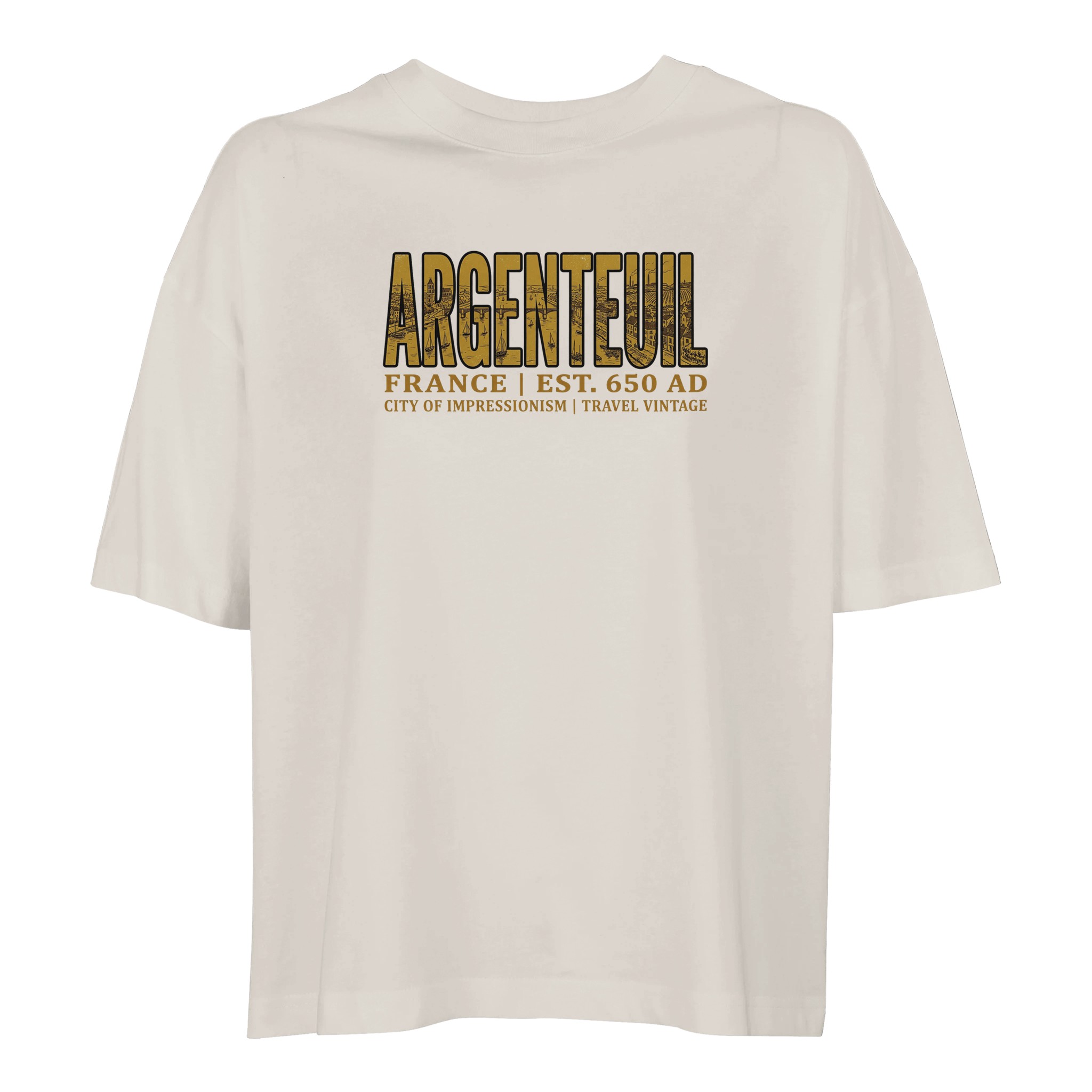 T-shirt Argenteuil femme ample coton bio T-shirt Argenteuil femme ample coton bio