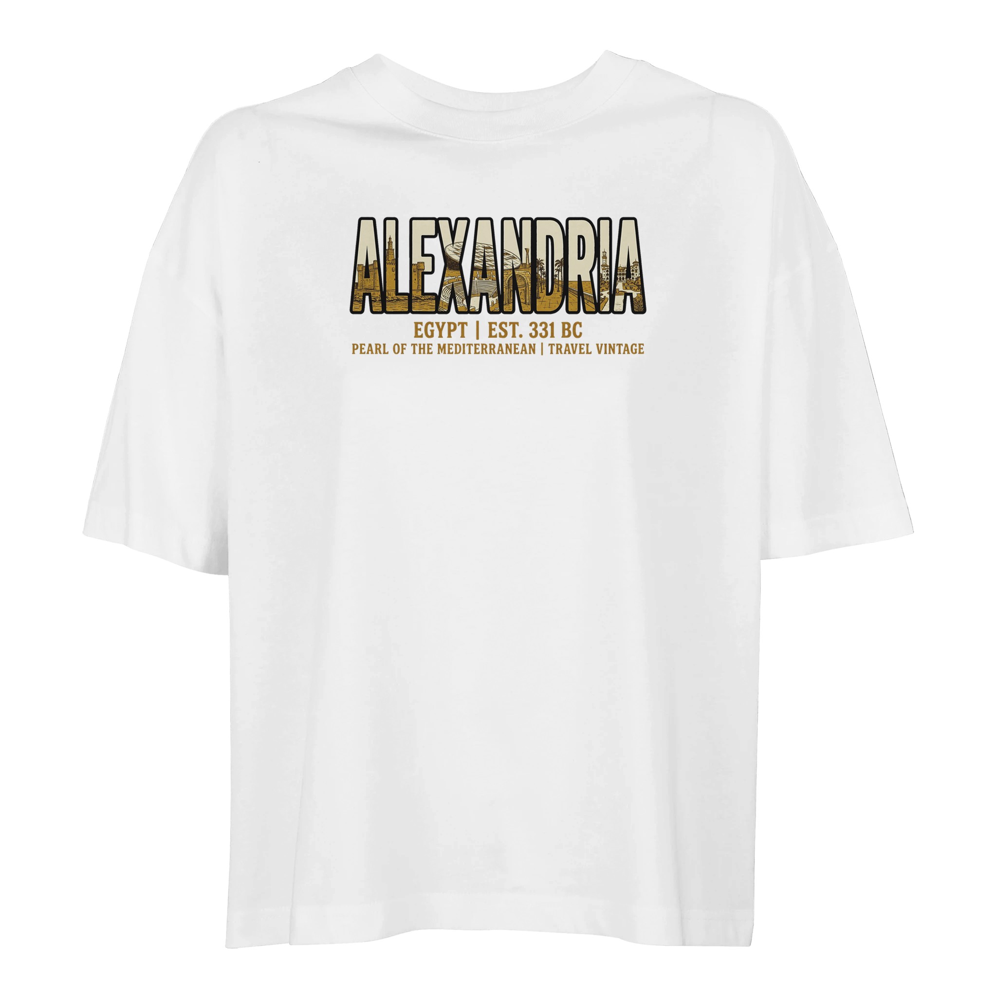 T-shirt Alexandrie femme ample coton bio T-shirt Alexandrie femme ample coton bio