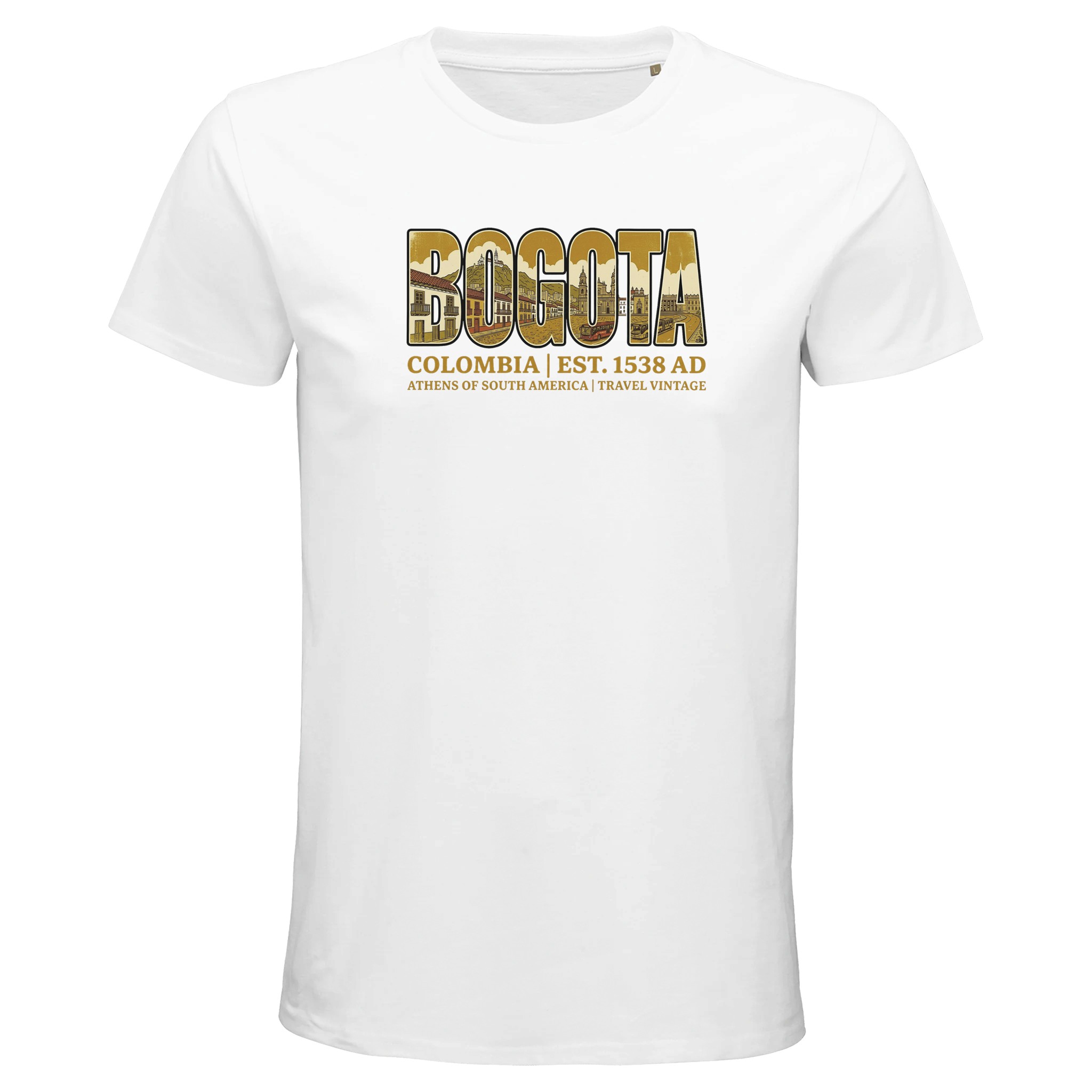 T-shirt Bogota homme bio ajusté T-shirt Bogota homme bio ajusté