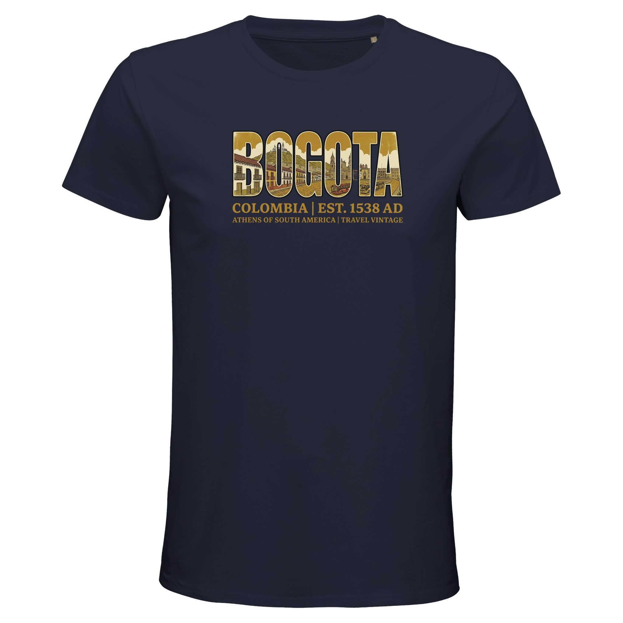 T-shirt Bogota homme bio ajusté T-shirt Bogota homme bio ajusté