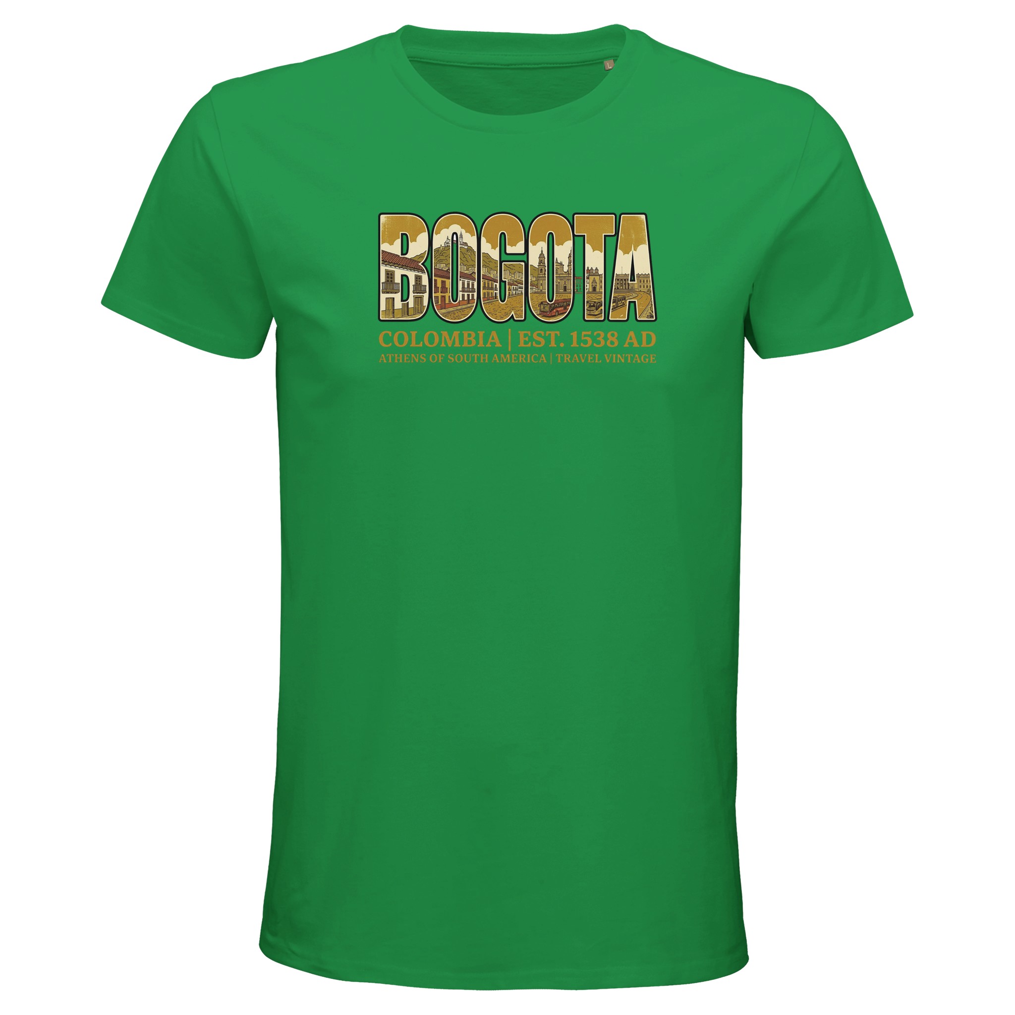 T-shirt Bogota homme bio ajusté T-shirt Bogota homme bio ajusté