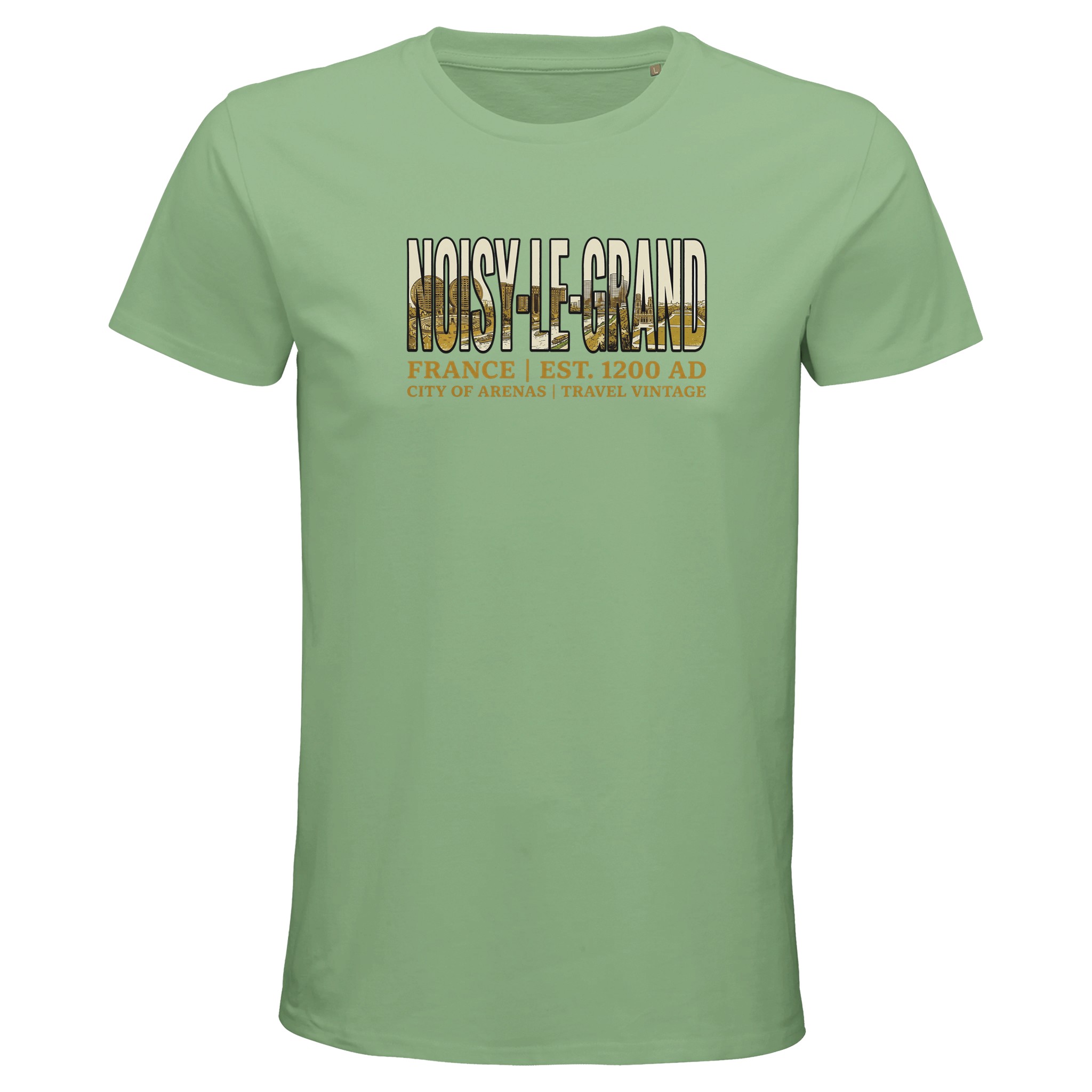 T-shirt Noisy-le-Grand homme bio ajusté T-shirt Noisy-le-Grand homme bio ajusté