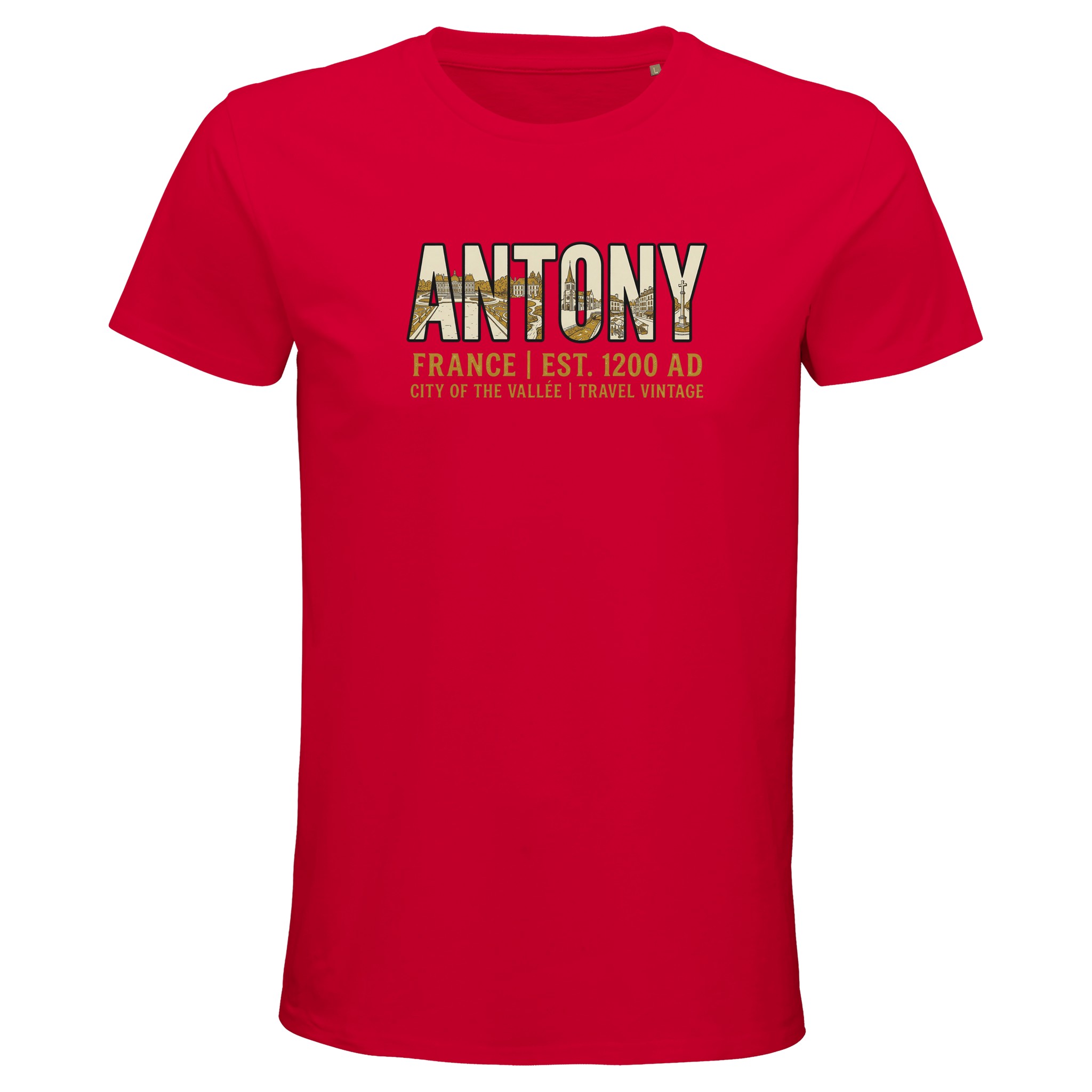T-shirt Antony homme bio ajusté ville premium T-shirt Antony homme bio ajusté ville premium