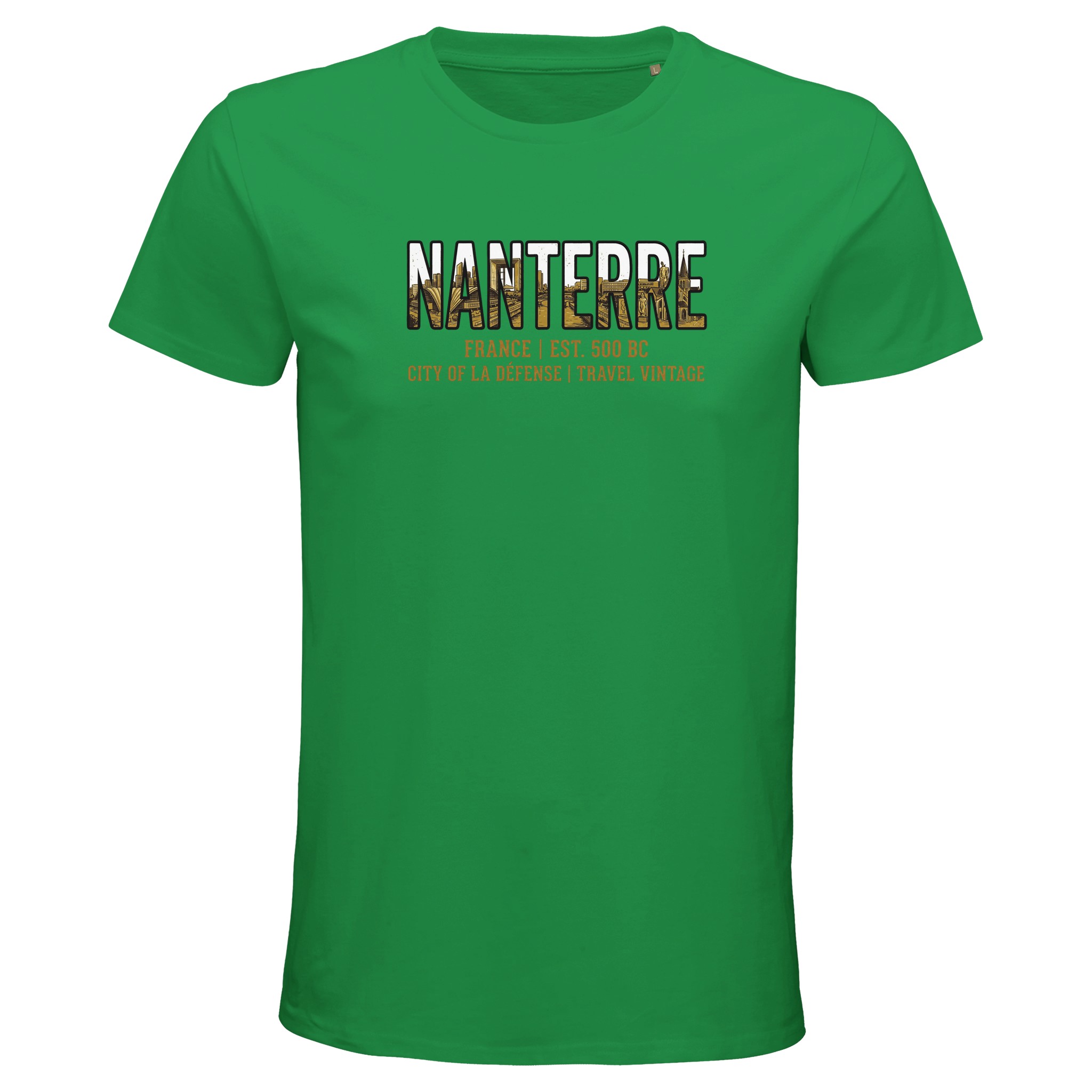 T-shirt Nanterre homme bio ajusté coton premium T-shirt Nanterre homme bio ajusté coton premium
