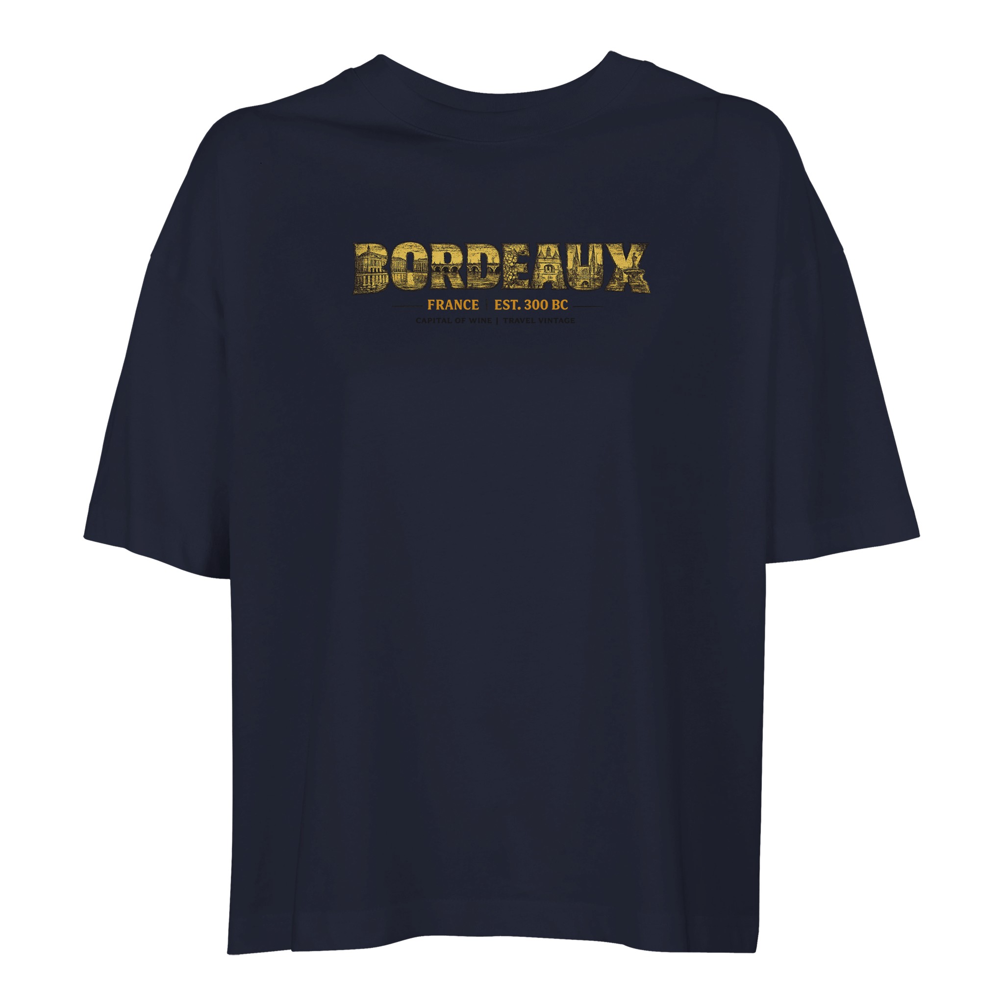 T-shirt Bordeaux femme ample coton bio ville T-shirt Bordeaux femme ample coton bio ville