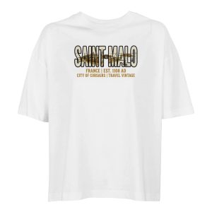 T-shirt Saint-Malo femme ample coton bio corsaire