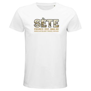 T-shirt Sète homme bio ajusté col rond T-shirt Sète homme bio ajusté col rond
