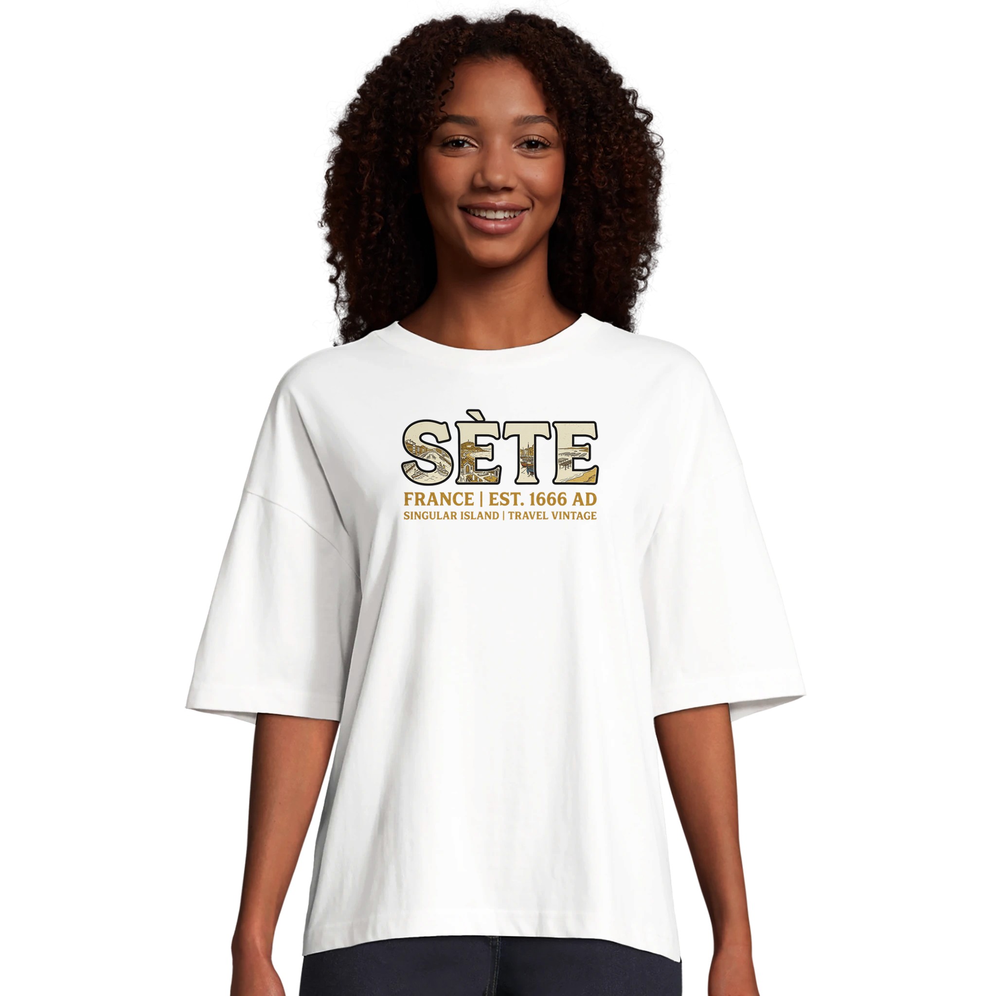 T-shirt Sète femme ample coton bio conversion T-shirt Sète femme ample coton bio conversion, photo 4