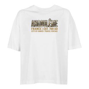 T-shirt Angoulême femme ample coton bio