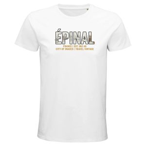T-shirt Épinal homme bio ajusté