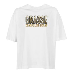 T-shirt Grasse femme ample coton bio T-shirt Grasse femme ample coton bio
