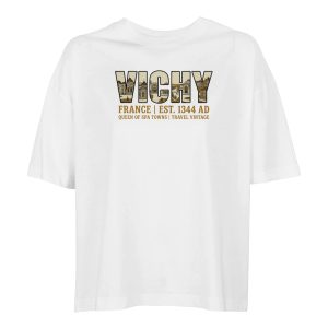 T-shirt Vichy femme ample coton bio conversion