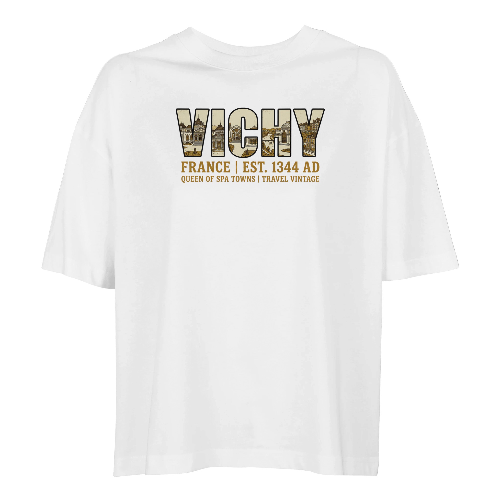 T-shirt Vichy femme ample coton bio conversion T-shirt Vichy femme ample coton bio conversion