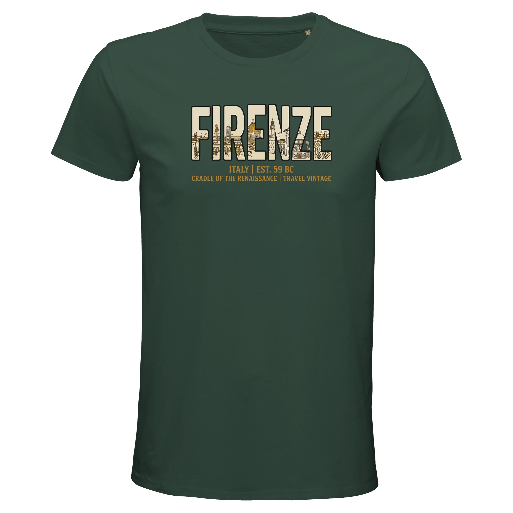T-shirt Florence homme bio ajusté T-shirt Florence homme bio ajusté
