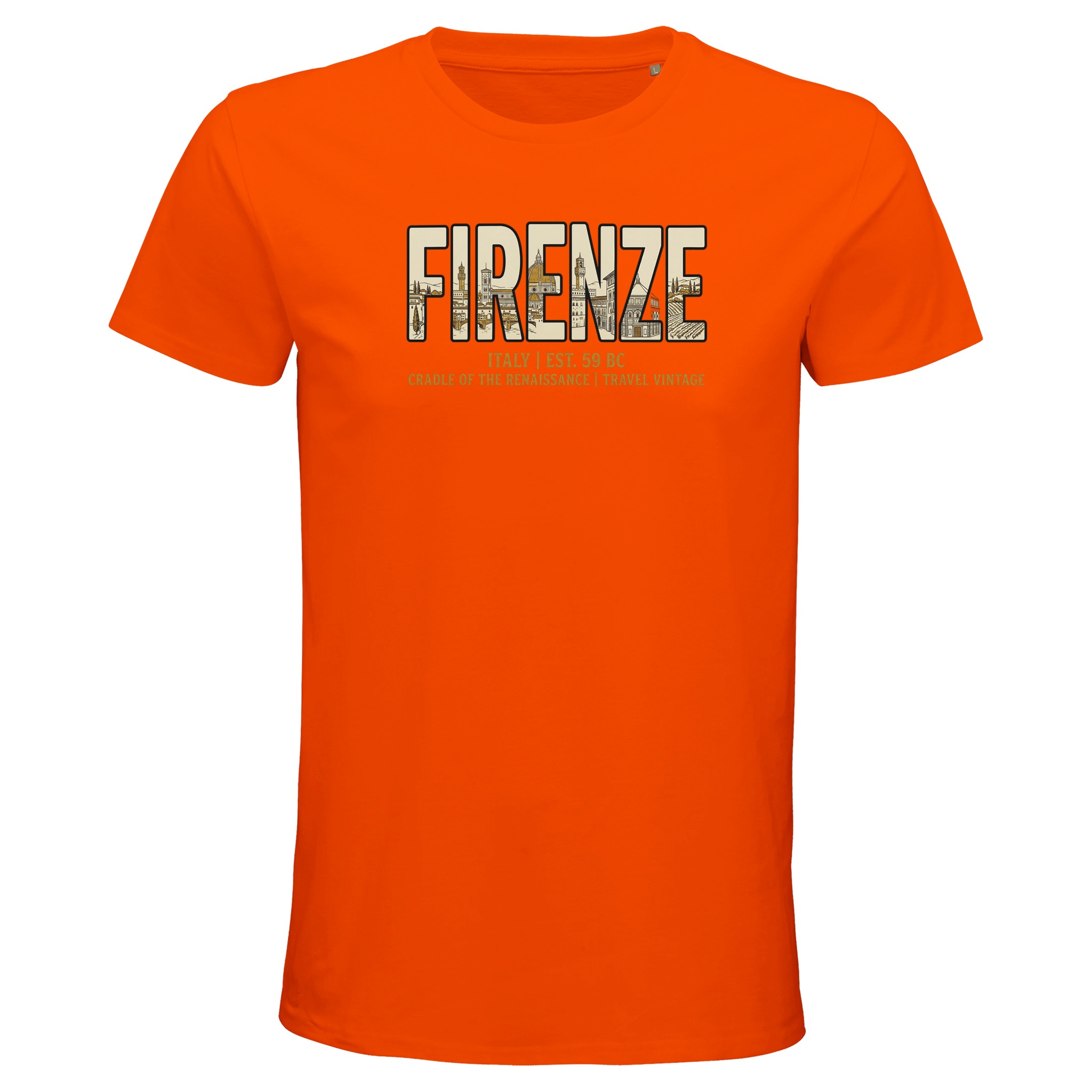 T-shirt Florence homme bio ajusté T-shirt Florence homme bio ajusté
