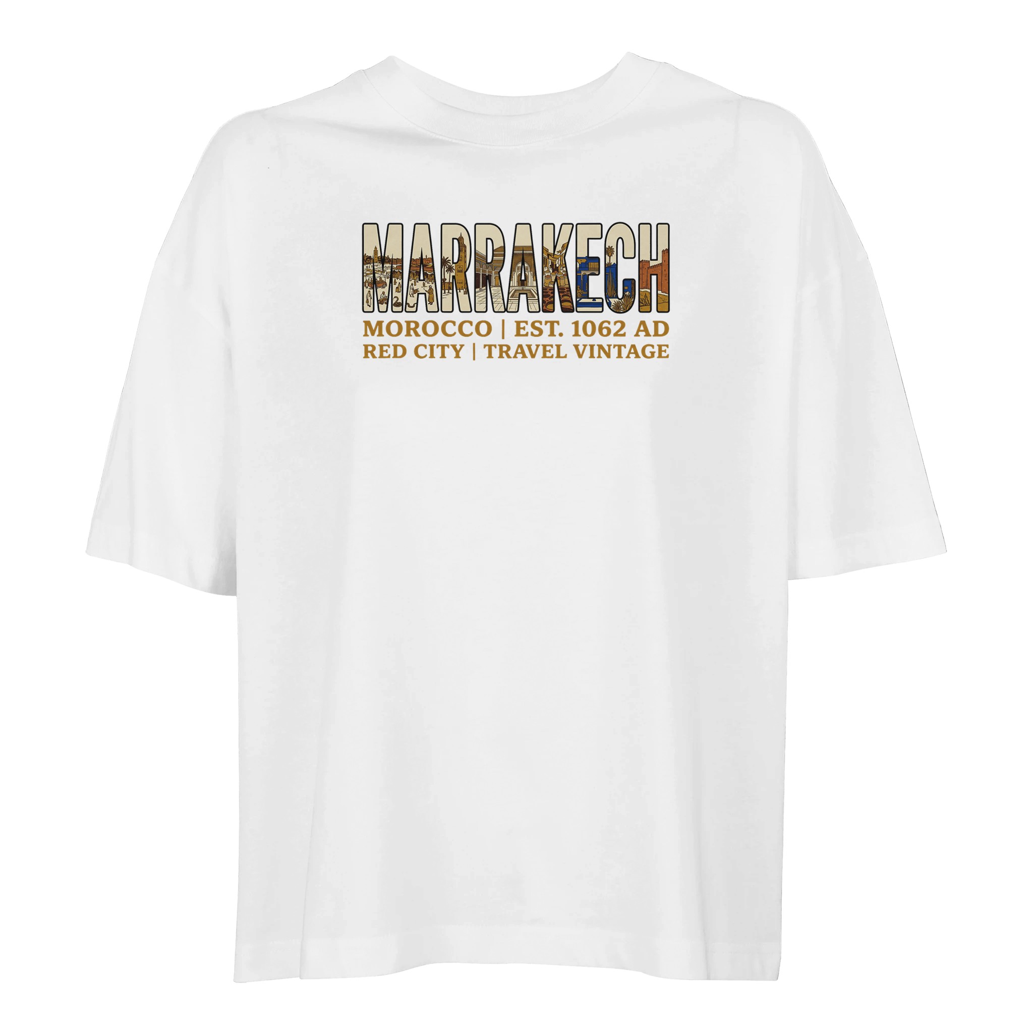 T-shirt Marrakech femme ample coton bio conversion, photo 8