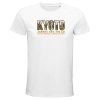 T-shirt Kyoto homme bio ajusté illustration temples