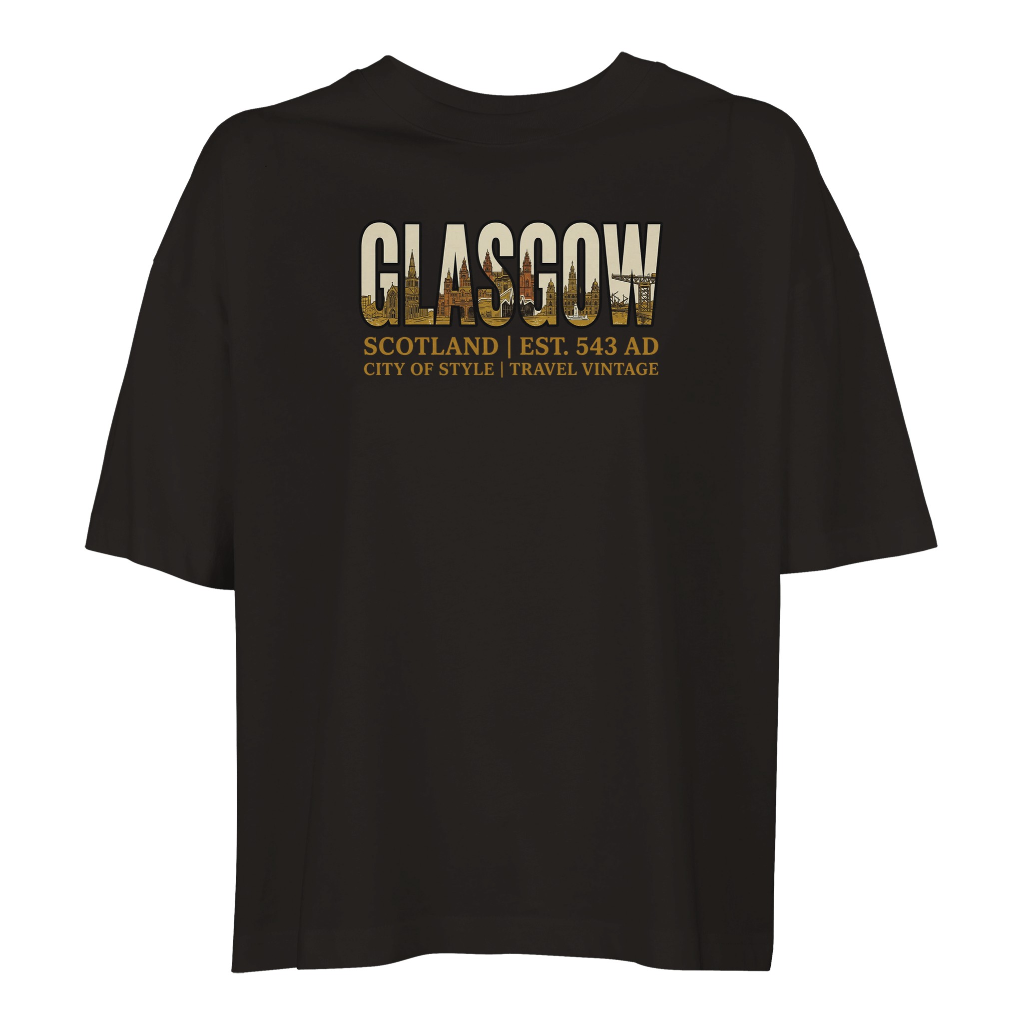 T-shirt Glasgow femme ample coton bio conversion, photo 10