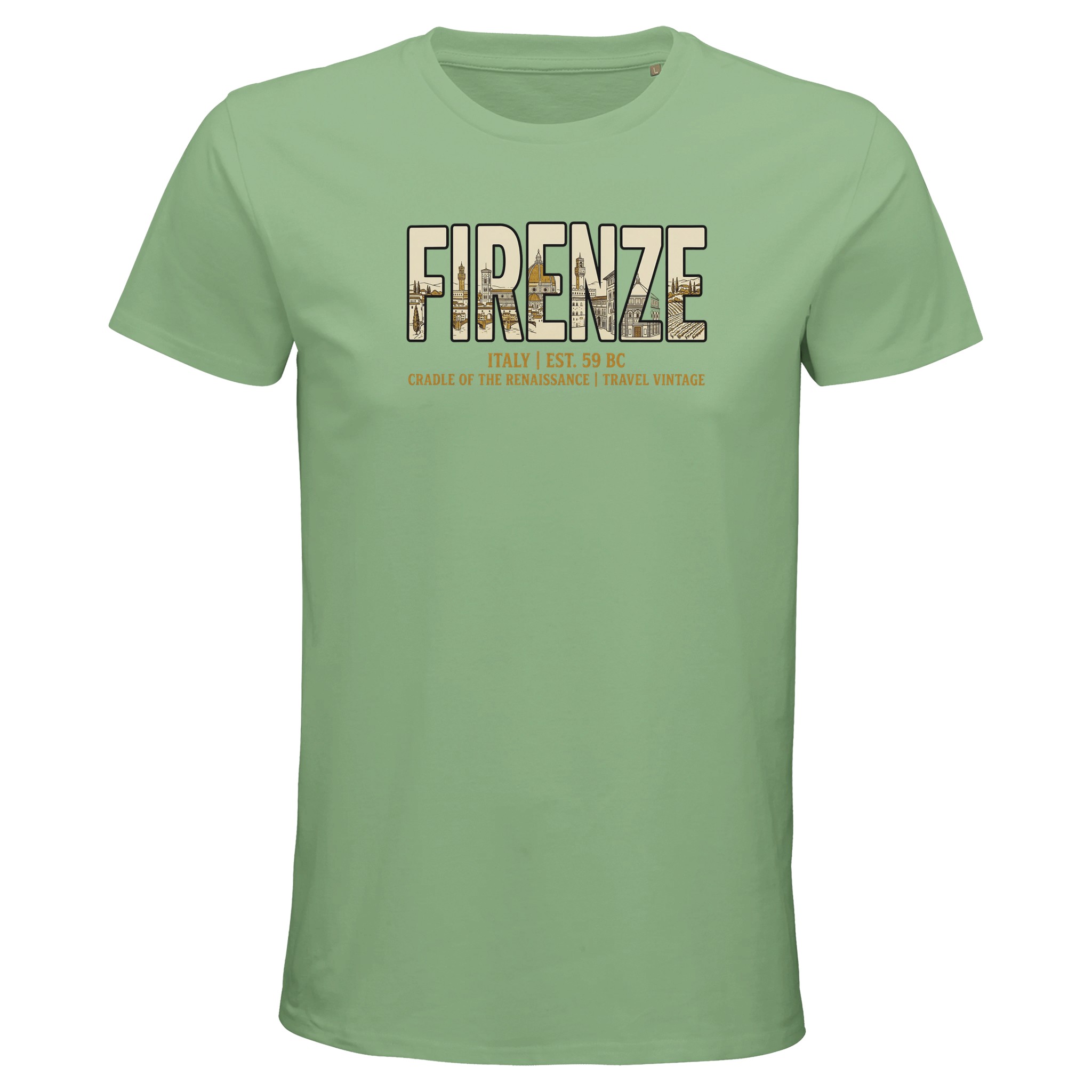 T-shirt Florence homme bio ajusté T-shirt Florence homme bio ajusté