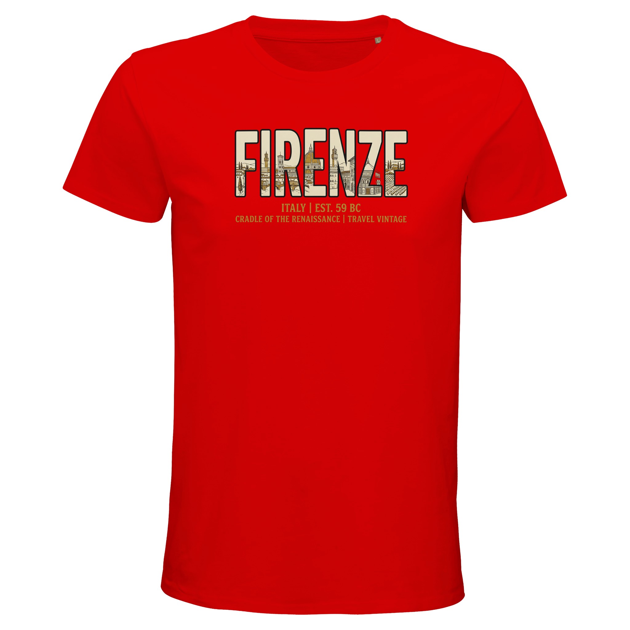 T-shirt Florence homme bio ajusté T-shirt Florence homme bio ajusté
