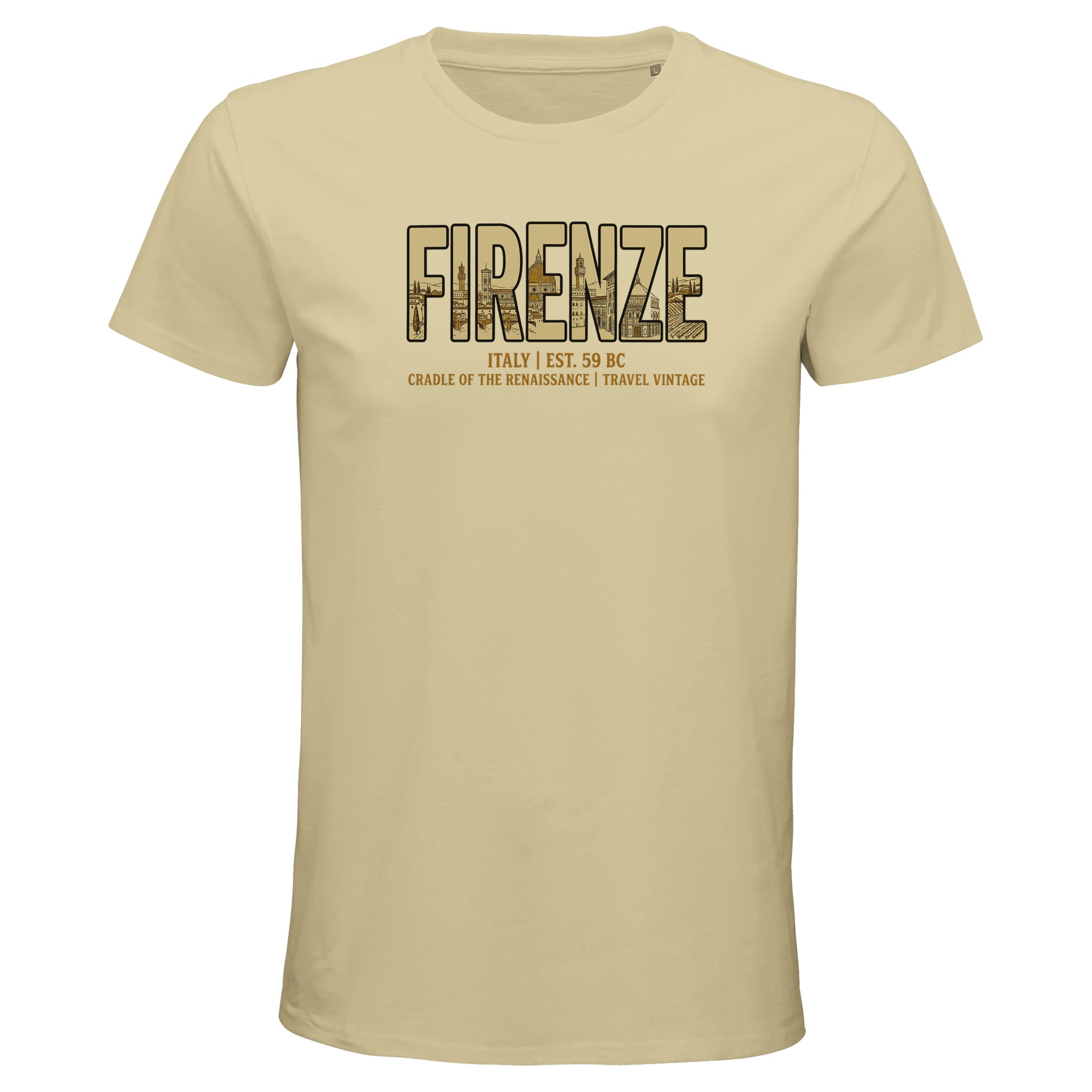 T-shirt Florence homme bio ajusté T-shirt Florence homme bio ajusté