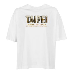 T-shirt Taipei femme ample coton bio en conversion