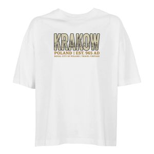 T-shirt Cracovie homme bio ajusté T-shirt Cracovie homme bio ajusté