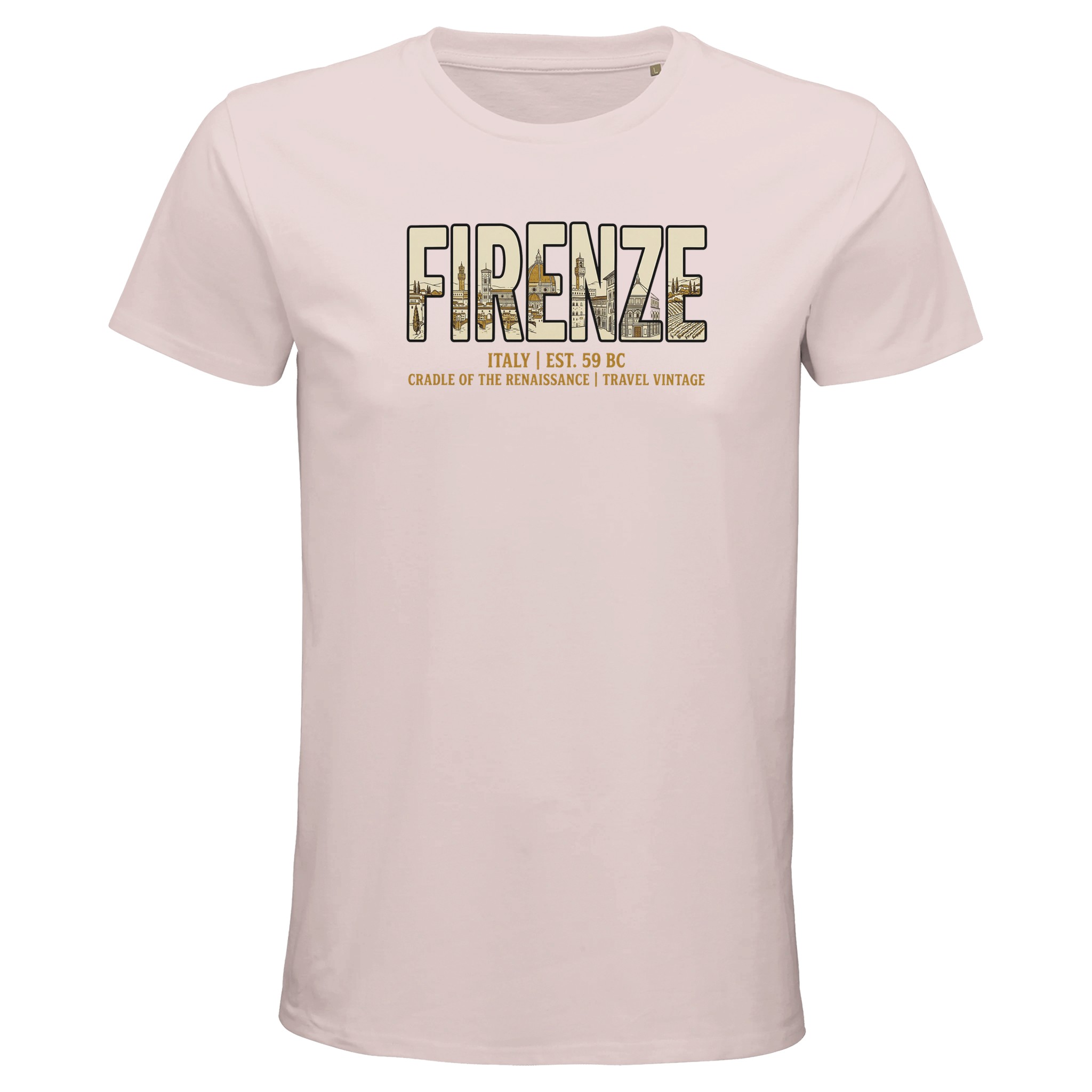 T-shirt Florence homme bio ajusté T-shirt Florence homme bio ajusté
