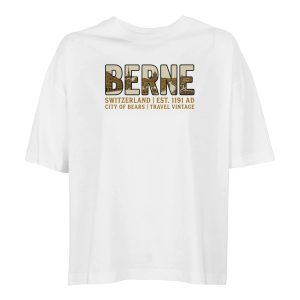 T-shirt Berne femme ample coton bio conversion