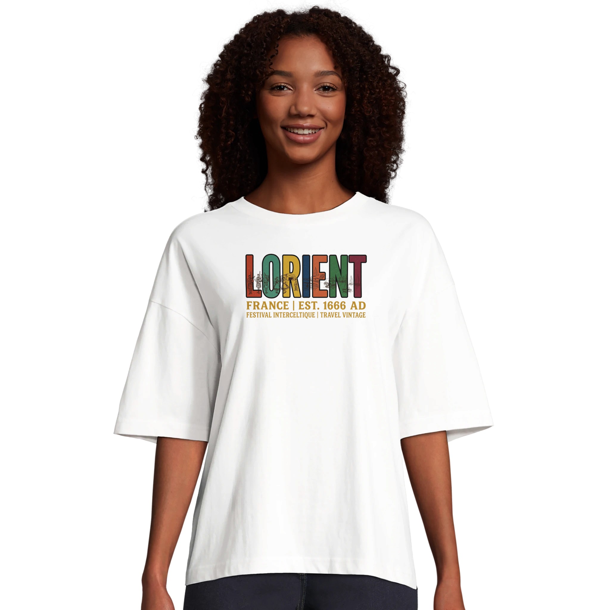 T-shirt Lorient Festival Interceltique femme bio ample, photo 9