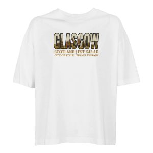T-shirt Glasgow femme ample coton bio conversion