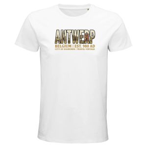 T-shirt Anvers homme bio ajusté en coton bio