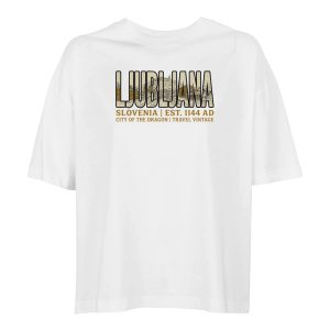 T-shirt Ljubljana femme ample coton bio