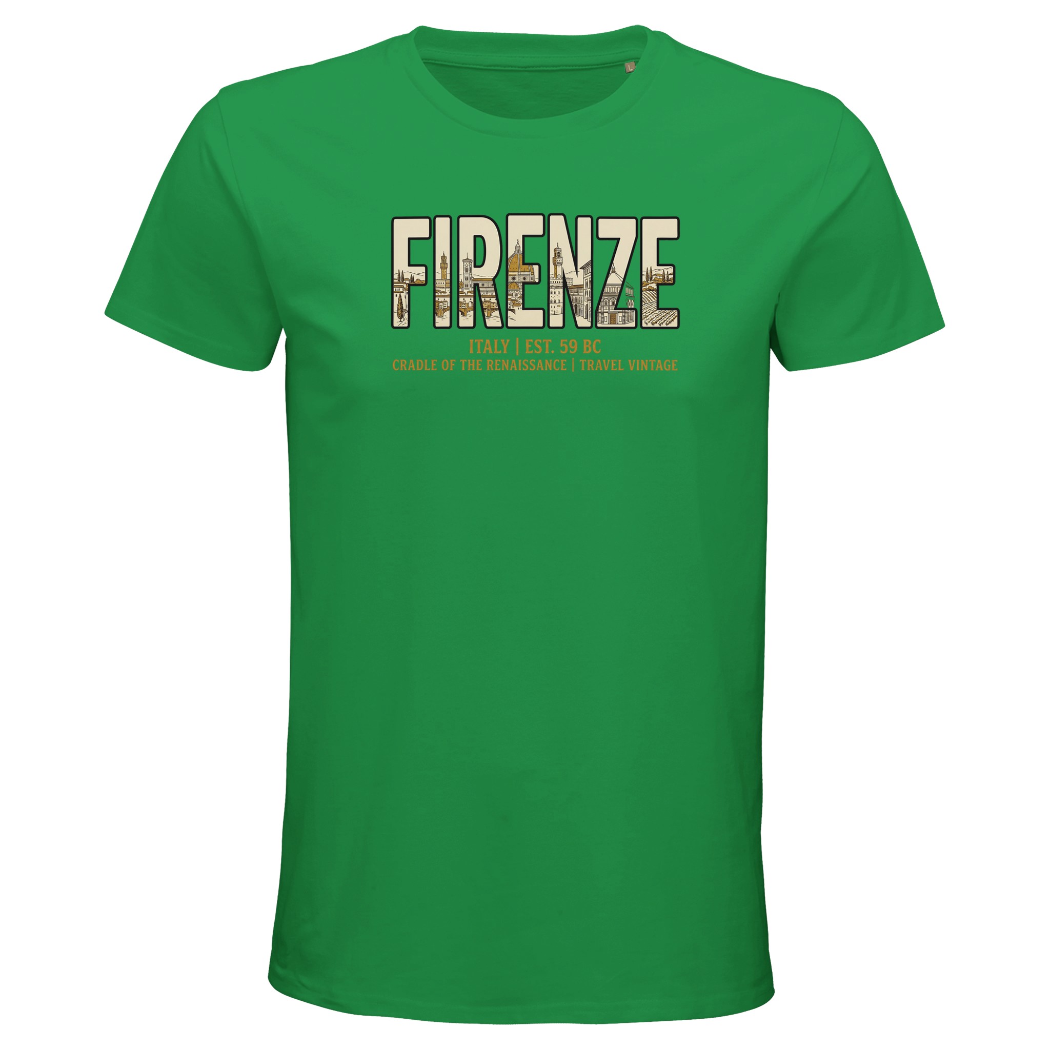 T-shirt Florence homme bio ajusté T-shirt Florence homme bio ajusté