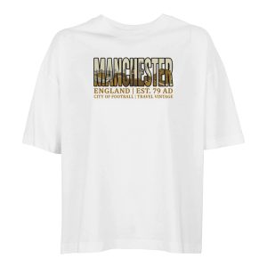 T-shirt Manchester femme ample coton bio