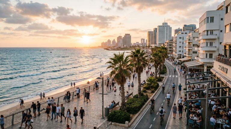 Envie d'un cadeau qui rappelle Tel-Aviv ? Le t-shirt illustré a la réponse
