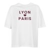Deux villes, un t-shirt · femme ample coton bio